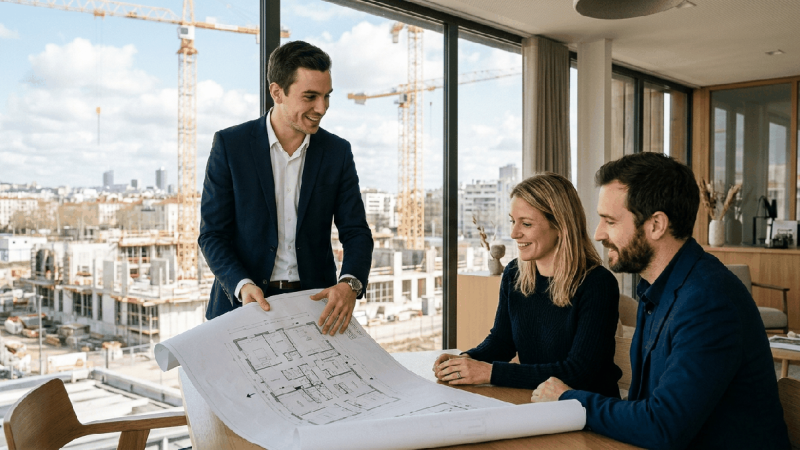 BTS immobilier : le métier de négociateur en immobilier neuf (VEFA), missions et opportunités