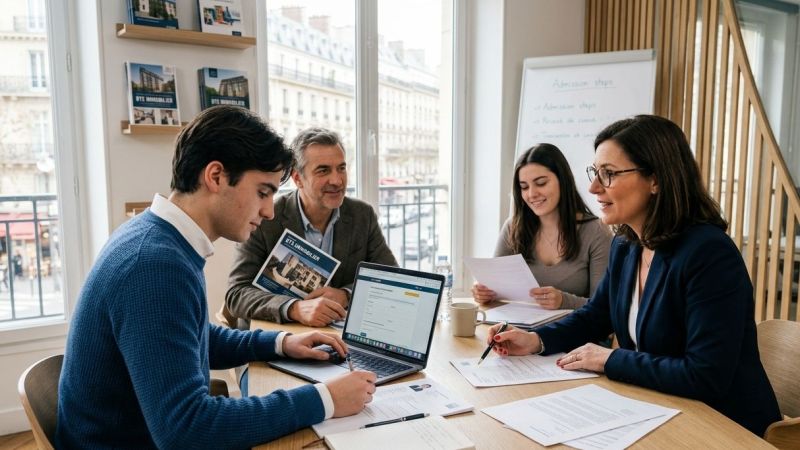 BTS immobilier : dossier Parcoursup, lettre de motivation et entretien, le guide complet pour réussir sa candidature