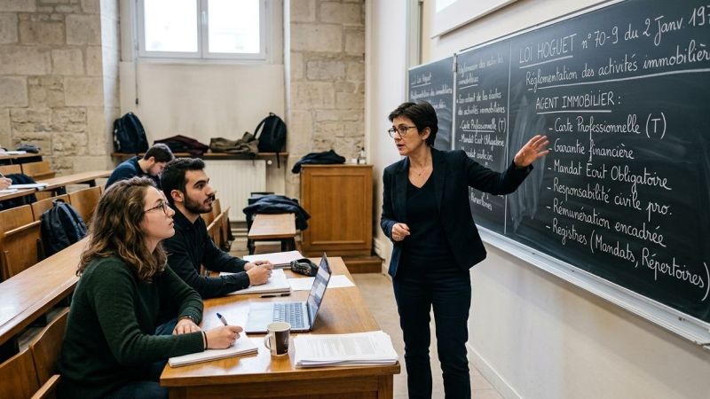 BTS immobilier : comprendre et appliquer la loi Hoguet, ce que tout futur professionnel doit maîtriser